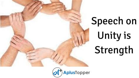 Speech On Unity Is Strength Images